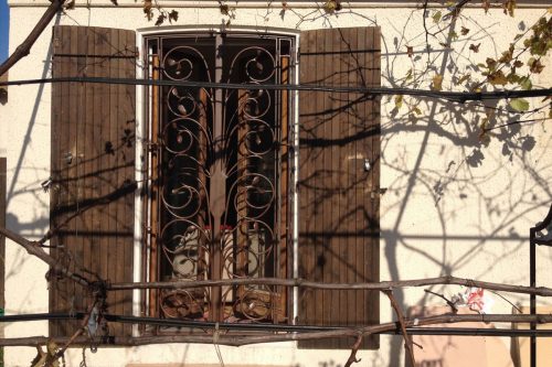 Grille de sécurité porte fenêtre 2 vantaux avec serrure 3 points Istres
