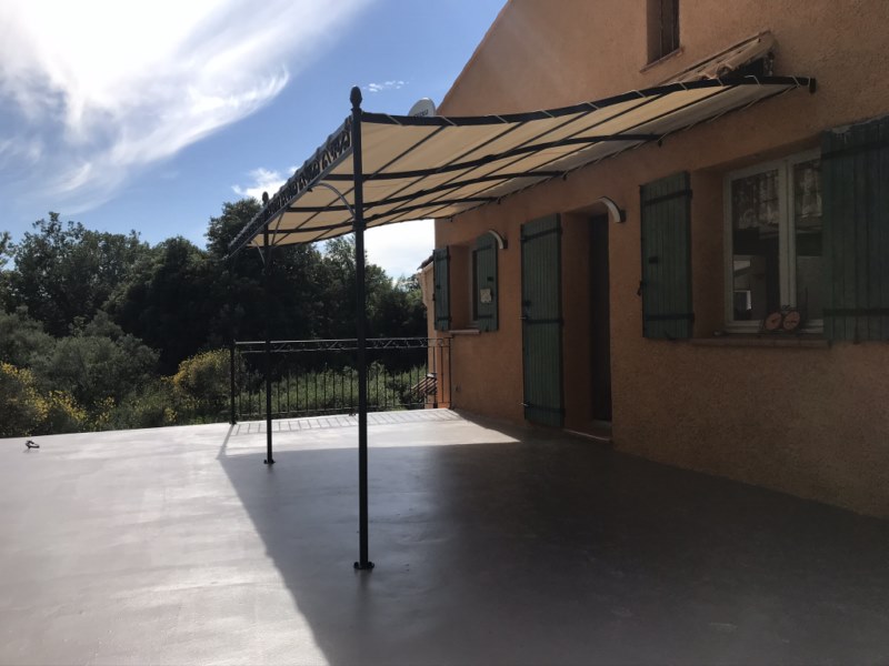 pergola adossée en fer forgé Istres