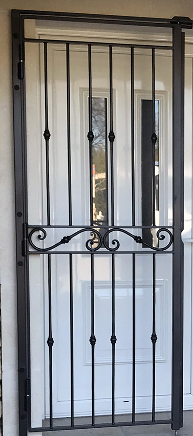 grille de sécurité en fer forgé grille de sécurité pour porte entrée