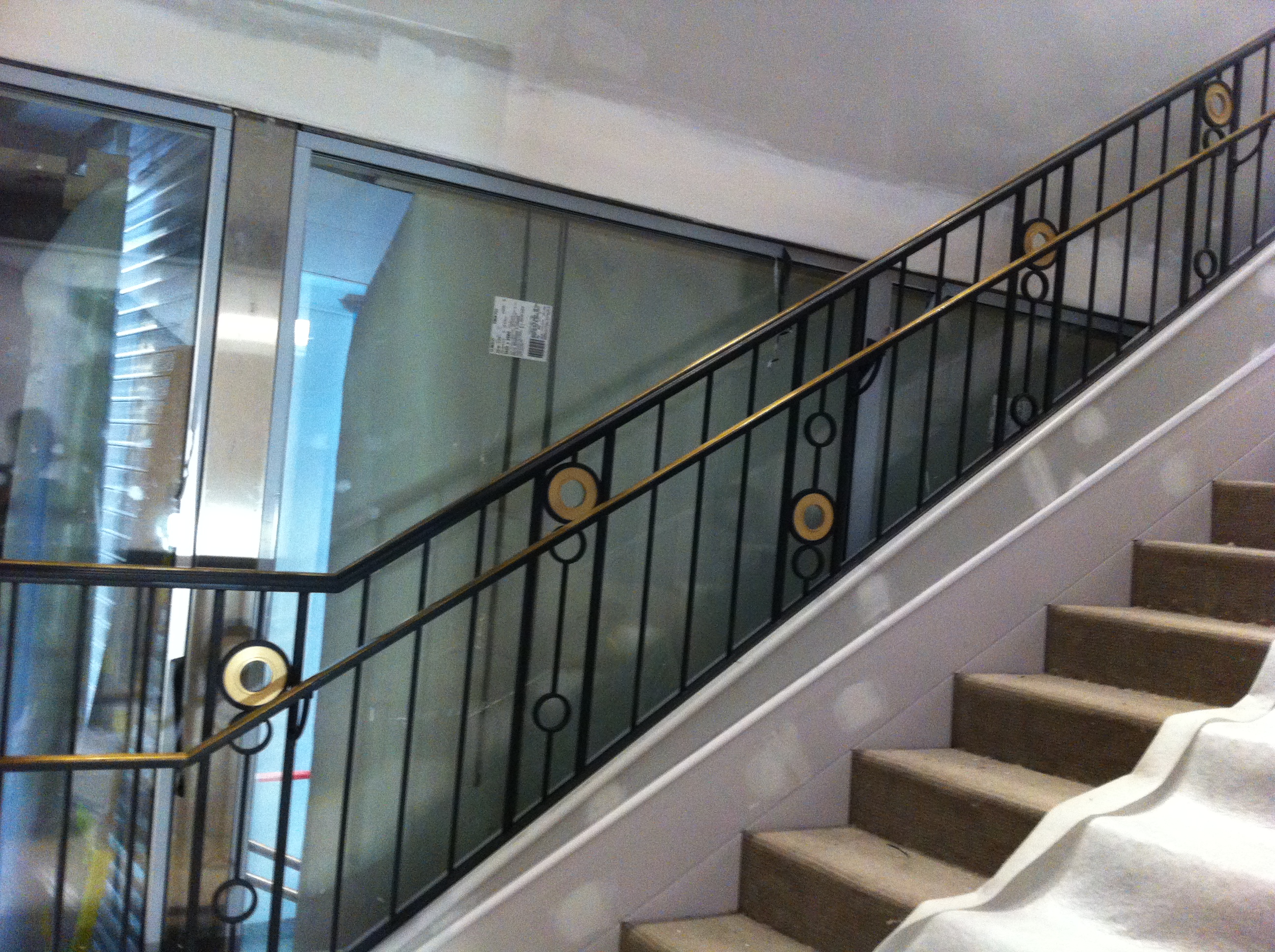 garde-corps et rampe art déco Genève