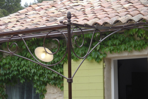 pergola sur mesure fer forgé St Rémy de Provence