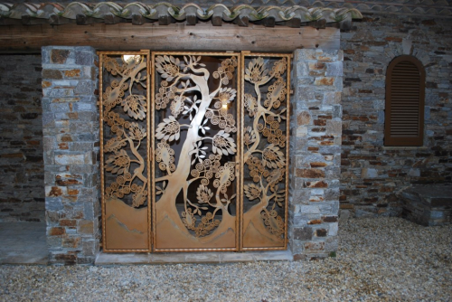 grille art déco arbre de vie st tropez