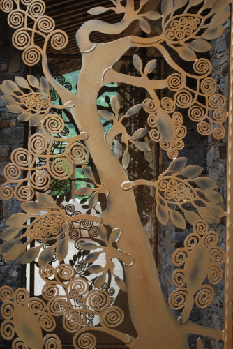 grille art déco arbre de vie st tropez