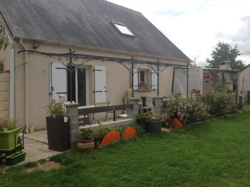 pergola en fer forgé sur mesure à Angers