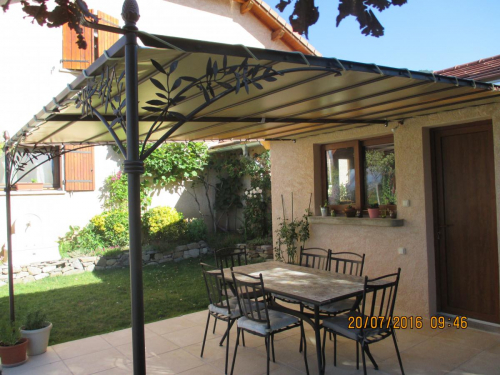 pergola en fer forgé sur mesure Hautes alpes