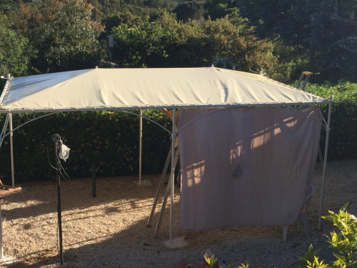 tonnelle fer forgé sur mesure à Bormes les Mimosas