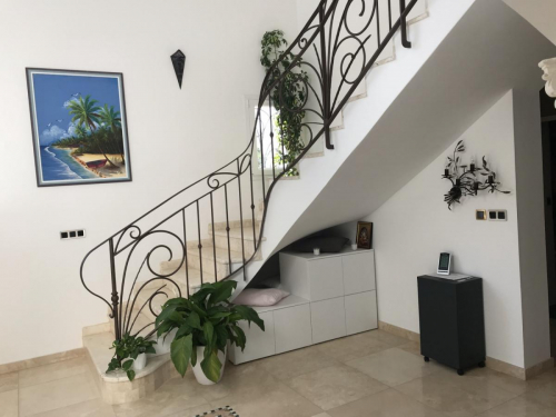 rampe d'escalier en  fer forgé sur mesure à Auriol