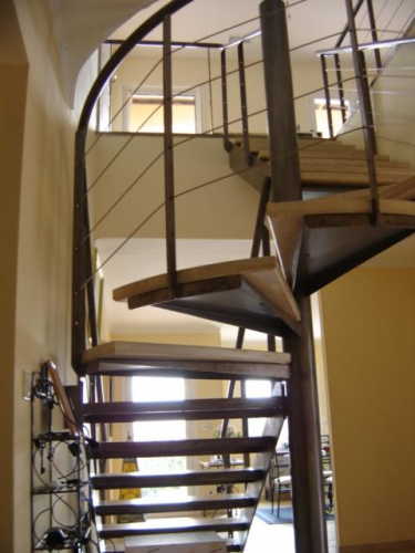 escalier métallique quart tournant à Aix en Provence