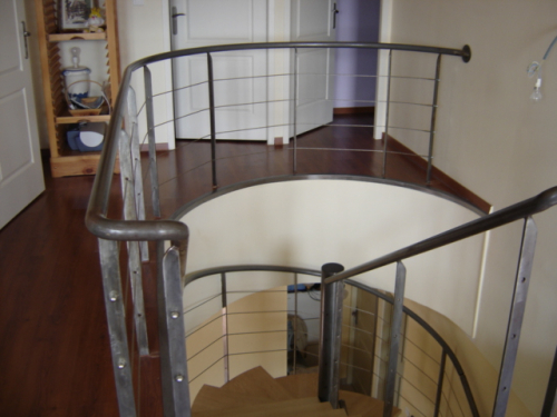 escalier métallique quart tournant à Aix en Provence