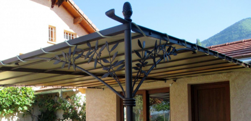 pergola sur mesure en fer forgé Hautes alpes