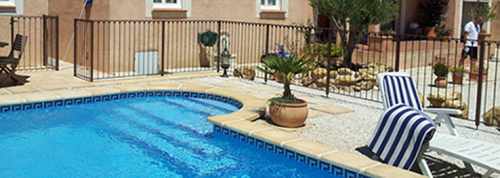 Garde-corps de piscine sur mesure en fer forgé Port st Louis du Rhône