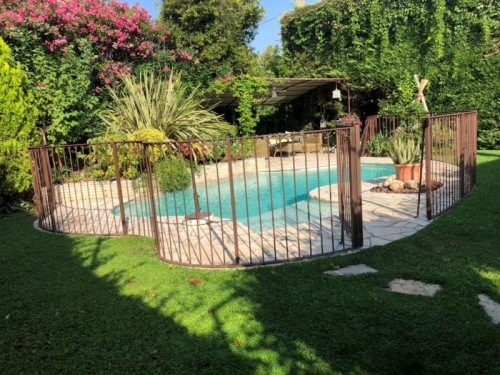 Garde-corps piscine fer forgé sur mesure à Istres