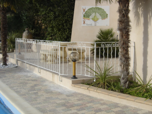 garde corps de terrasse en fer forgé sur mesure à Istres