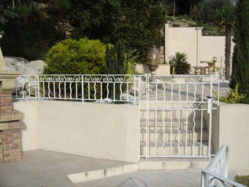 garde corps de terrasse en fer forgé sur mesure à Istres
