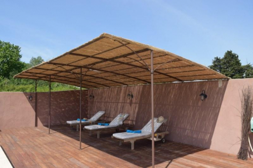 pergola en fer forgé pour piscine Vaucluse